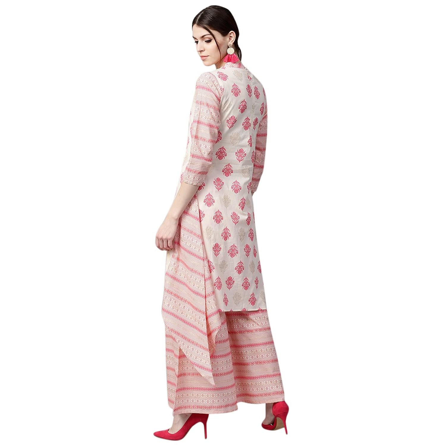 gerua women's a line salwar suit set