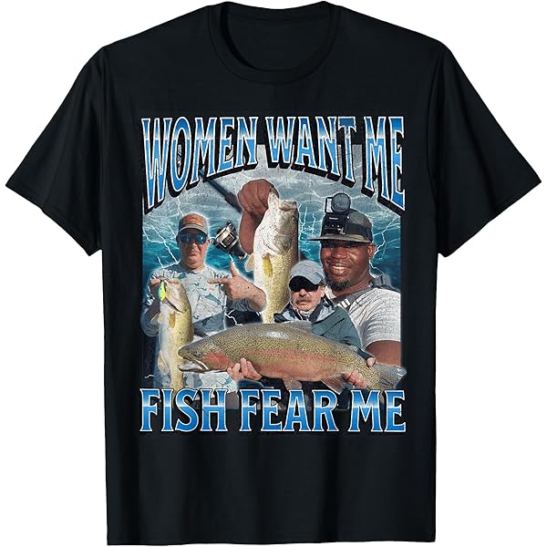 Amazon.com: My Wife Left Me Funny Offensive Fishing Meme Bootleg