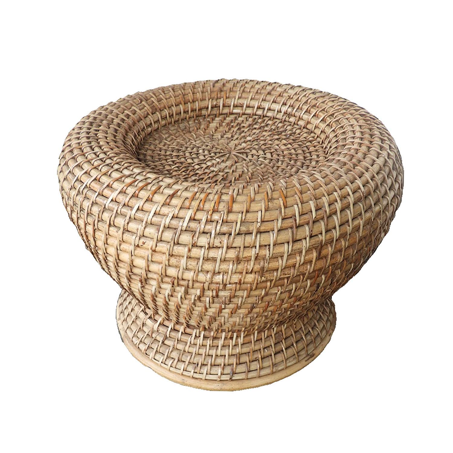 Northeast Handicrafts Handmade Cane Round Moda Stool Height 17 X Width 12 Amazon In Home Kitchen