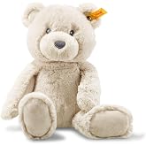 Steiff Bearzy Teddy Bear Floppy Friend Plush Stuffed Animal Toy with Embroidered Eyes, Beige, 11"