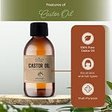 Essican Purelife Pure Castor Oil for Eyelashes Hair Growth Skin 200ml Cold view 3