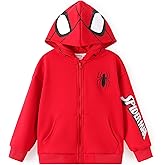 Disney Frozen Stitch Princess Minnie Mickey Spiderman Girls/Boys Zip Up Hoodie Fall Zipper Sweatshirt Jacket Toddler-Big Kid