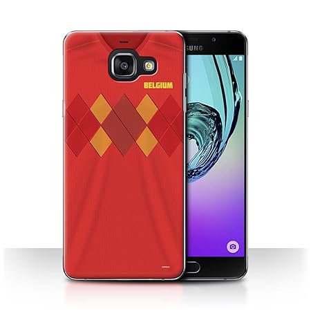 Stuff4® Hülle/Case für Samsung Galaxy A5 (2016) / Belgien/Belgisch Muster/Weltmeisterschaft 2018 Fußball Trikot Kollektion
