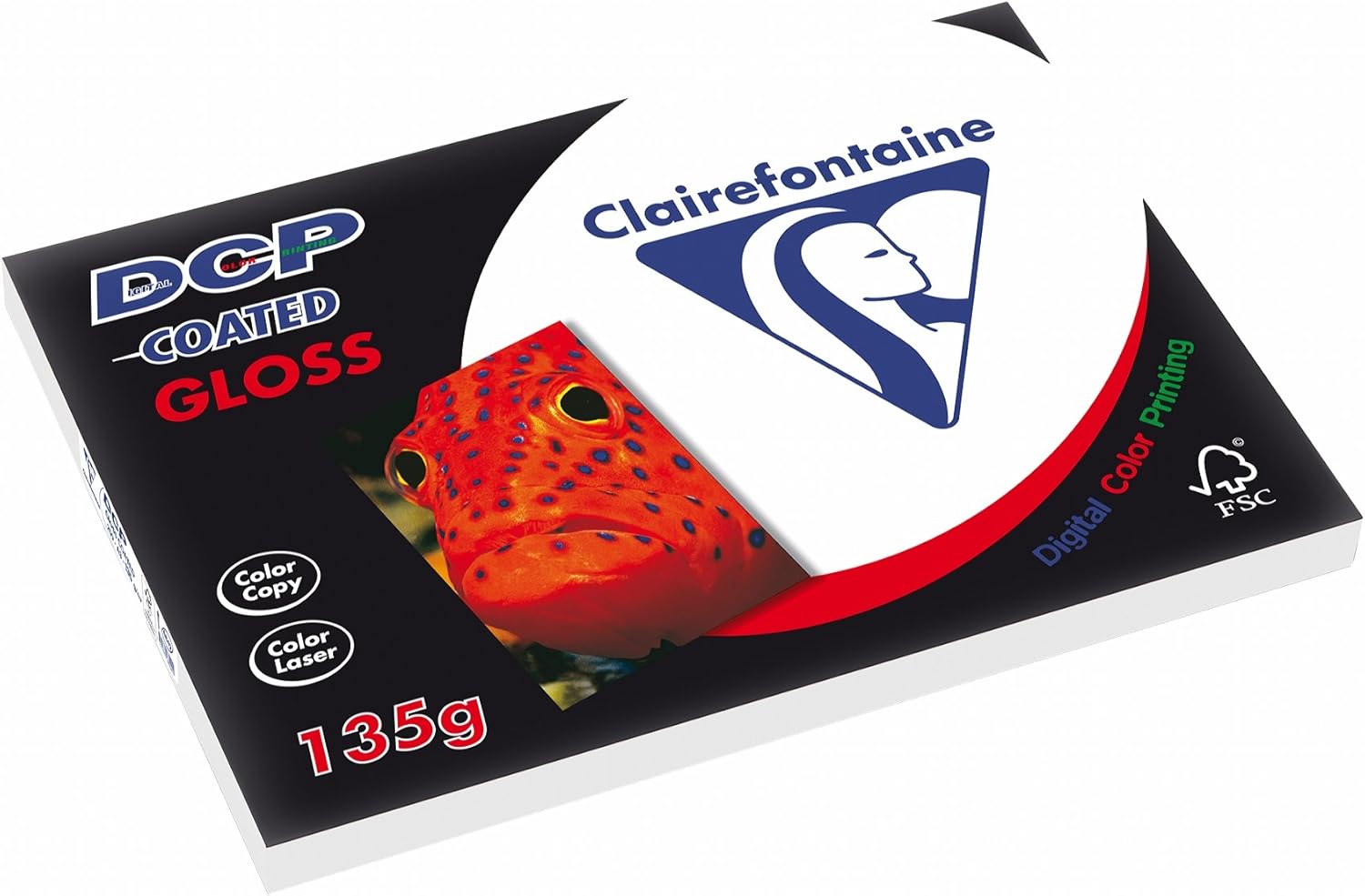 Clairefontaine Printing Paper 250 x A3 Sheets, 135 g DCP Glossy Coating