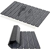 Bathroom Stone Mat, Foldable Stone Bath Mats for Bathroom, Super Absorbent Diatomaceous Earth Mat, Non-Slip 23.6x15.8 Inch Quick Drying Mats, Compact and Easy to Store Bath Mats, Easy to Clean, Grey