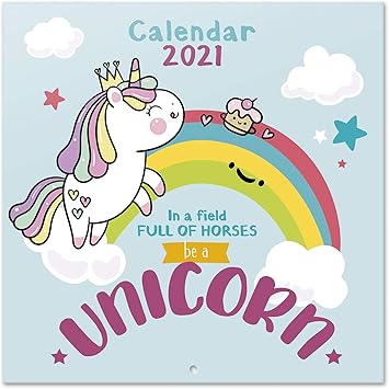 Grupo Erik Unicorn Wall Calendar 2021 Cp21034 Amazon De Burobedarf Schreibwaren einhorn kalender 2021 pummel