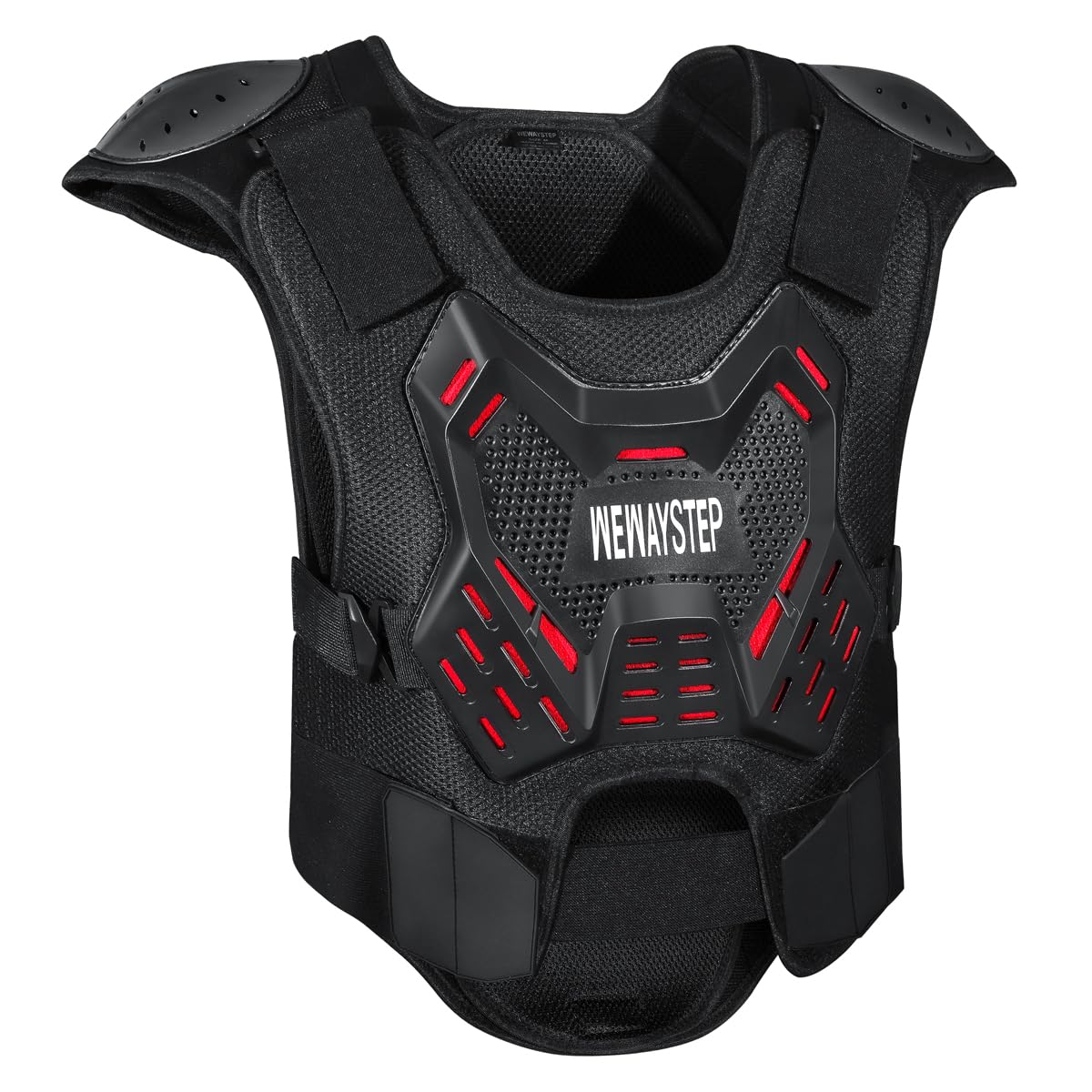 Photo 1 of Motorcycle Body Armor Vest Motocross Gear, Dirt Bike Chest Protector for Men Motorcycle Gear Back Protector Off-Road Racing Cycling Adult Safety Gear (Medium)