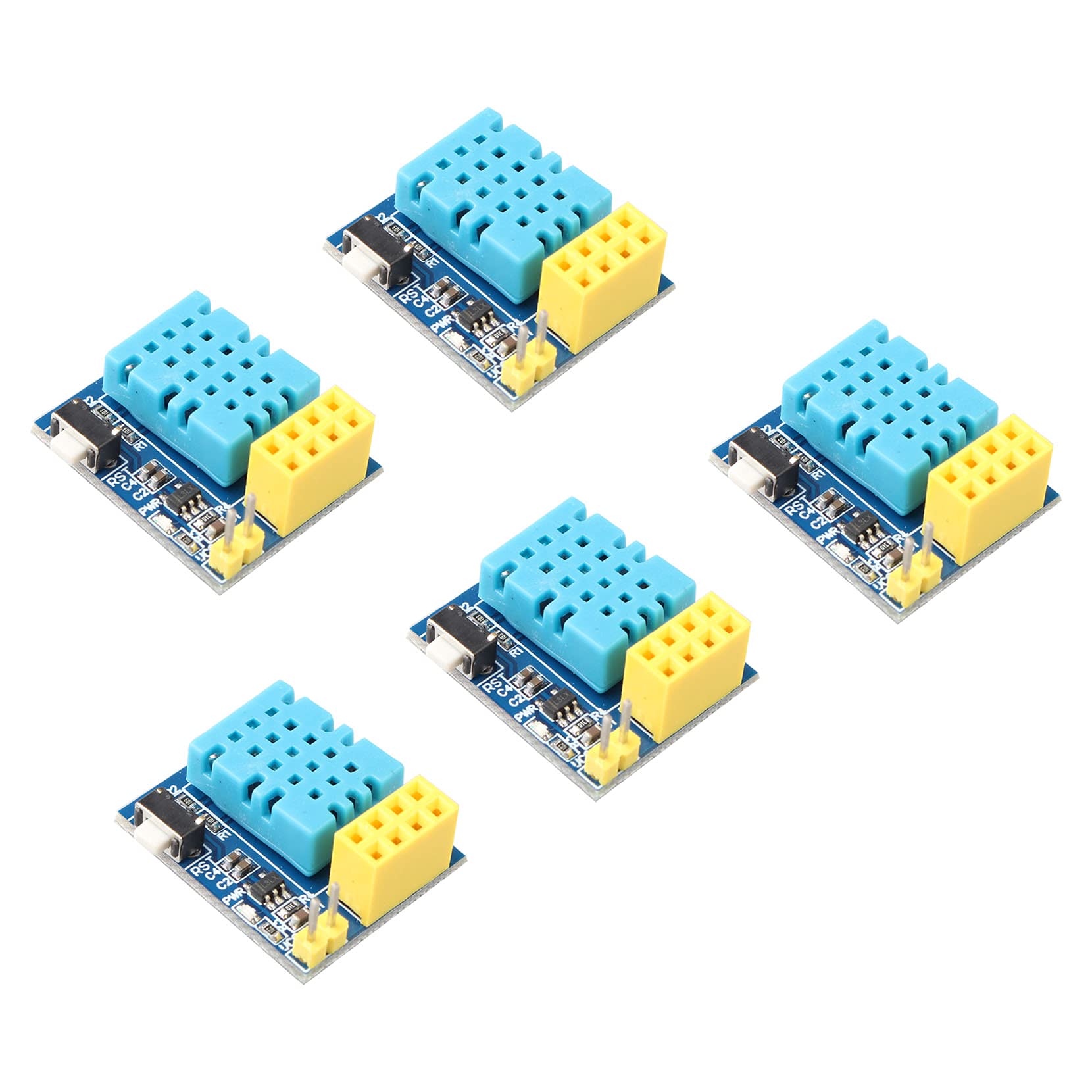 Jopto 5PCS DHT11 Temperature & Humidity WIFI Wireless Transceiver Module Temperature and Humidity Sensor Module Compatible with Arduino