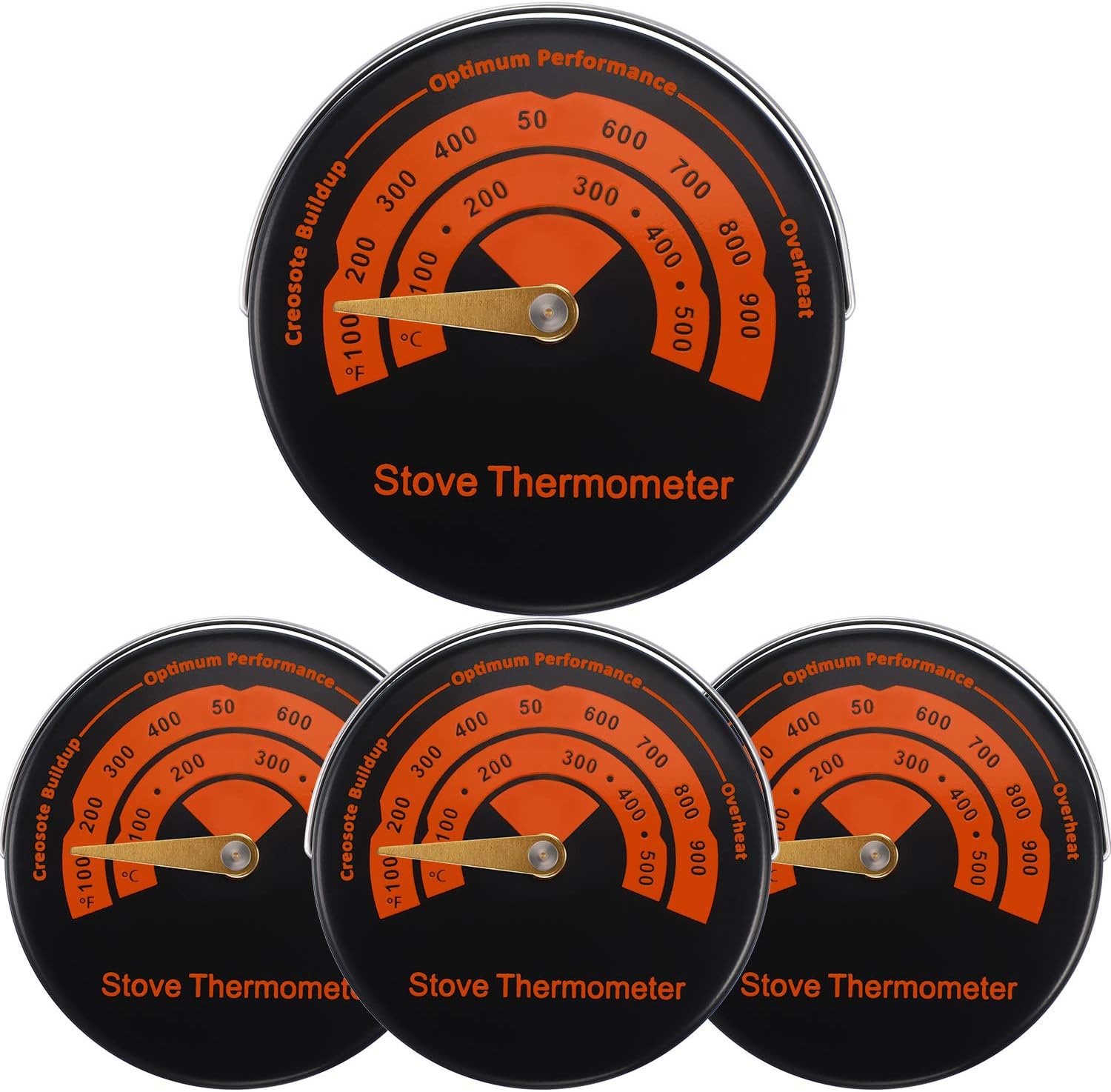 4 Stove Thermometer Wood Burner Top Thermometer Stove