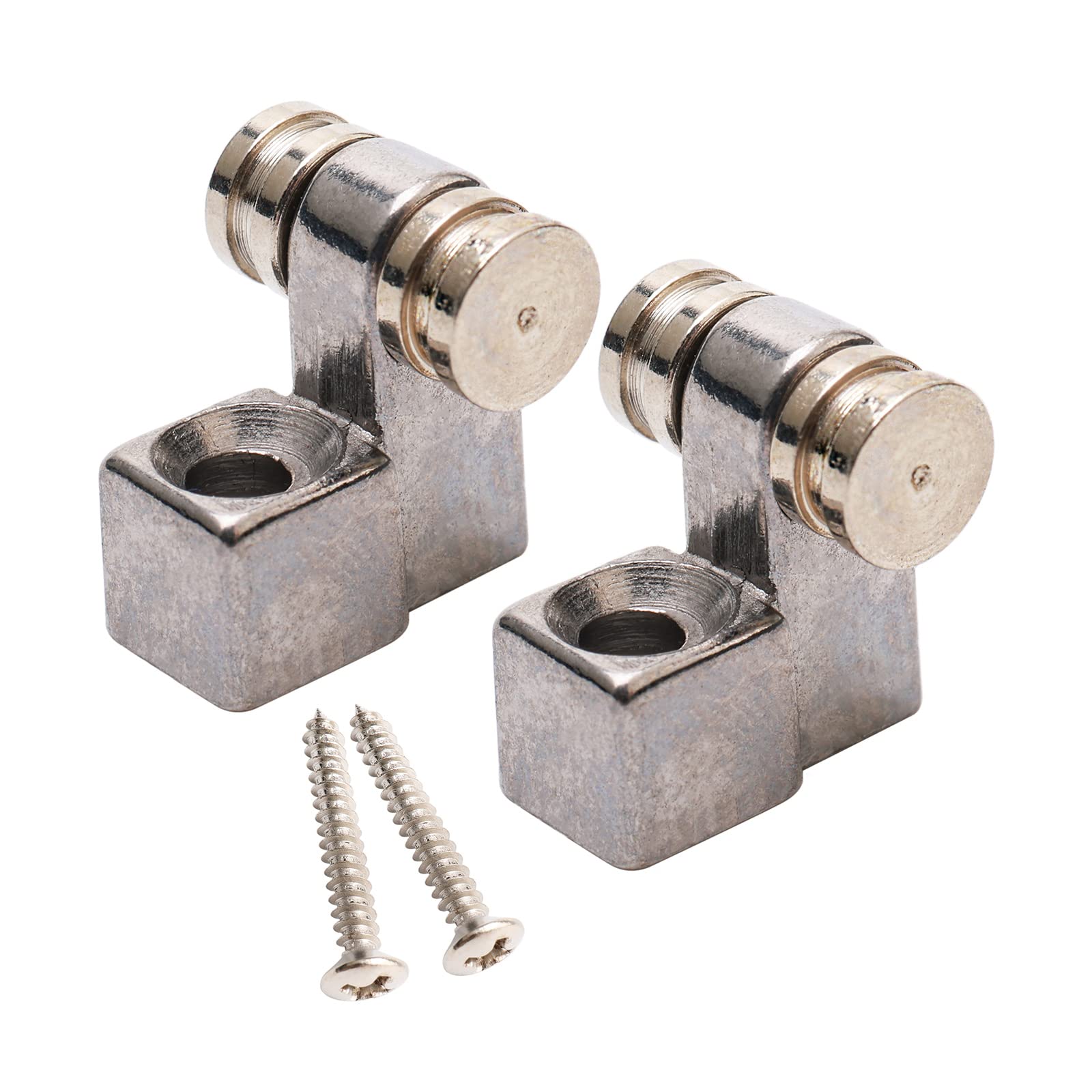 Unxuey Roller Guitar String Tree Guides Retainers with Mounting Screws Guitar Accessories for Fender Strat Stratocaster Tele Telecaster Electric Guitar Pack of 2