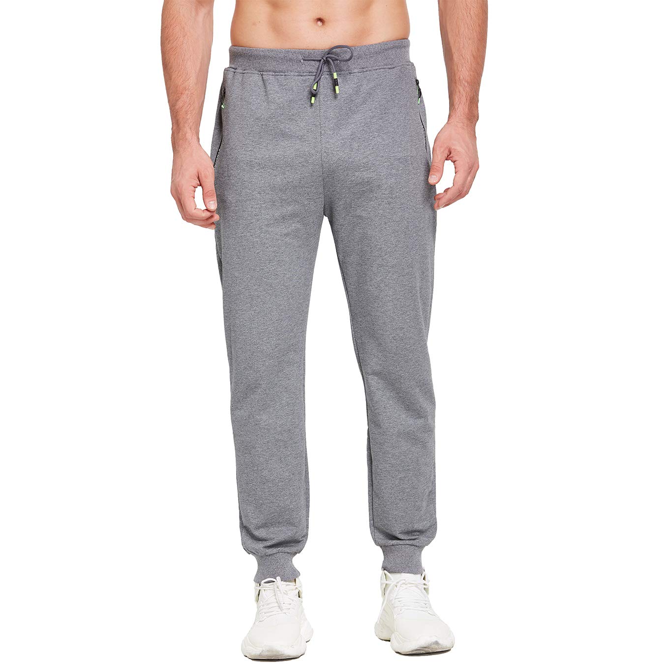 ZOXOZ Joggers Men Cuffed Cotton 
