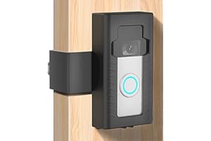 AOZTSUN Anti-Theft Doorbell Door Mount,No-Drill Mounting Bracket for Video Doorbell 1/2/3/3 Plus/4/(2020 Release) Not Block Doorbell Motion Sensor for Home Apartment Office Room Rentals, Easy to Install