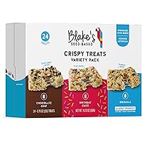 Blake’s Seed Based Crispy Treats – Variety Pack (24 Count), Vegan, Gluten Free, Nut Free & Dairy Free, Healthy Snacks for Kid
