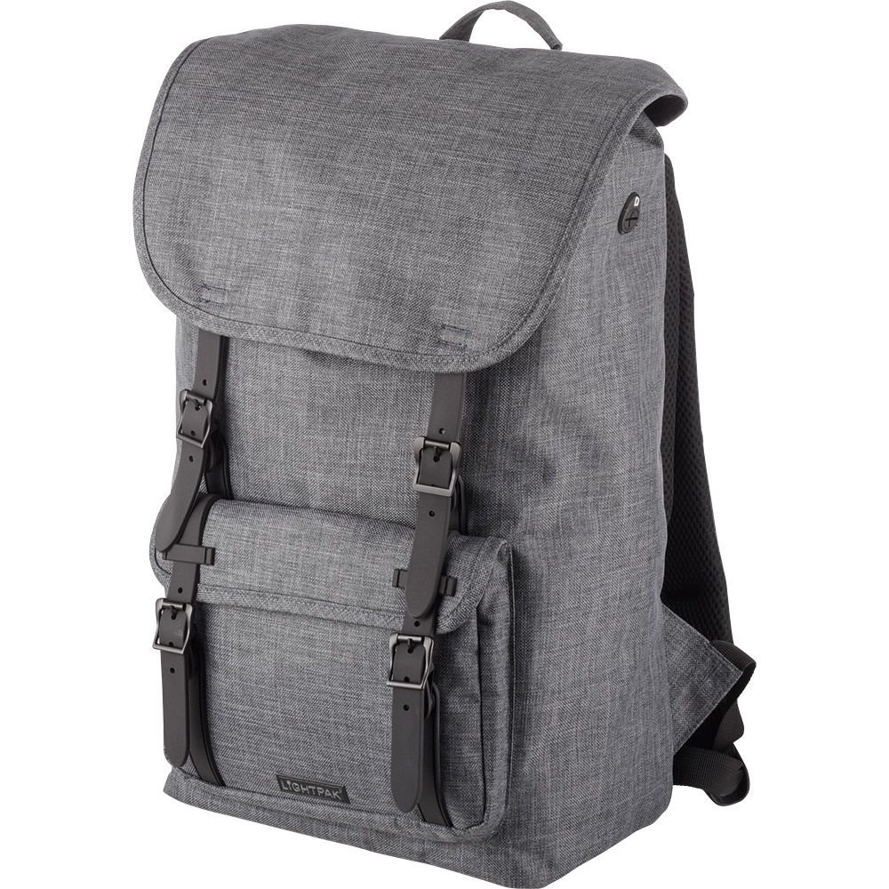 Lightpak Backpack Rider, 47 cm, 21 L, Gray