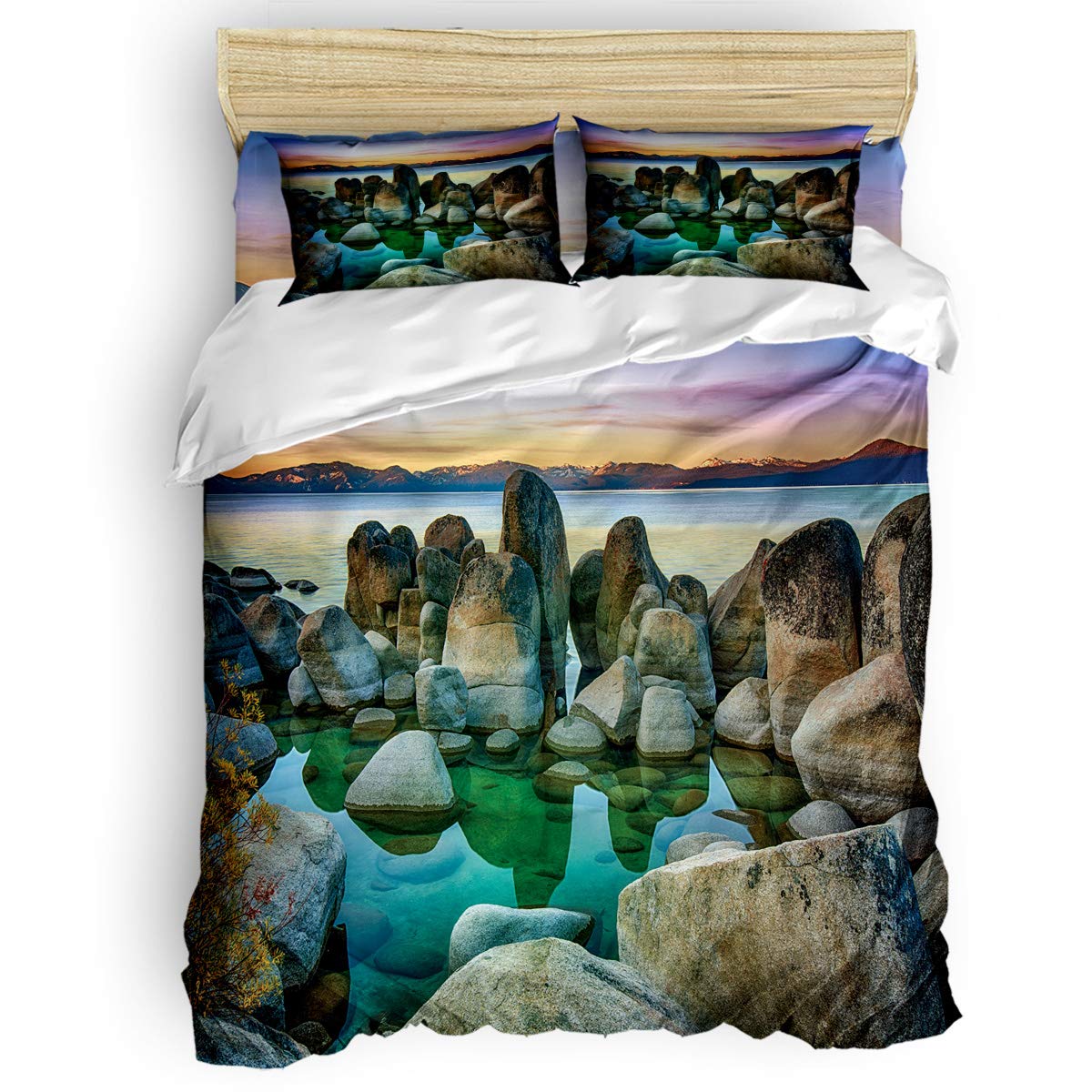 Amazon Com Charmhome Comfortable Duvet Cover Set Rocks Off The