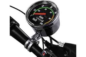 Airshi Mechanical Cycling Computer, Odometer, Speedometer, Stopwatch for Bicycle, Airshi4fc6vz2ntq