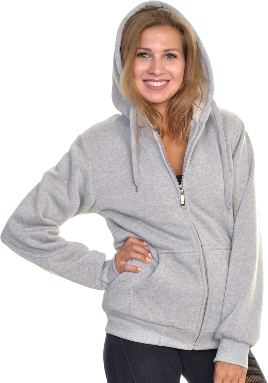 sherpa lined sweatshirt womens