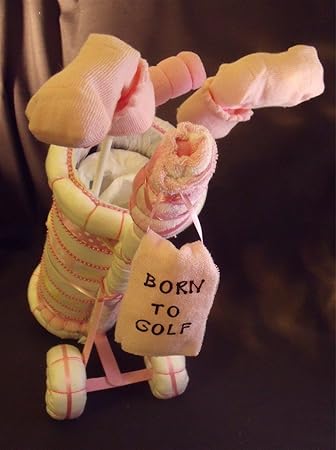 golf bag diaper cake