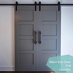 Purife 12 Inch Heavy Duty Pipe Sliding Barn Door