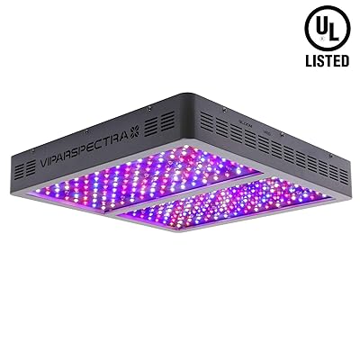 VIPARSPECTRA UL Certified V1200 1200W LED Grow Light Full Spectrum for Indoor Plants Veg and Flower