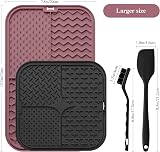 Coomazy Licky Mats for Dogs Large Slow Feeding Lick Mat with Suction Cup view 2