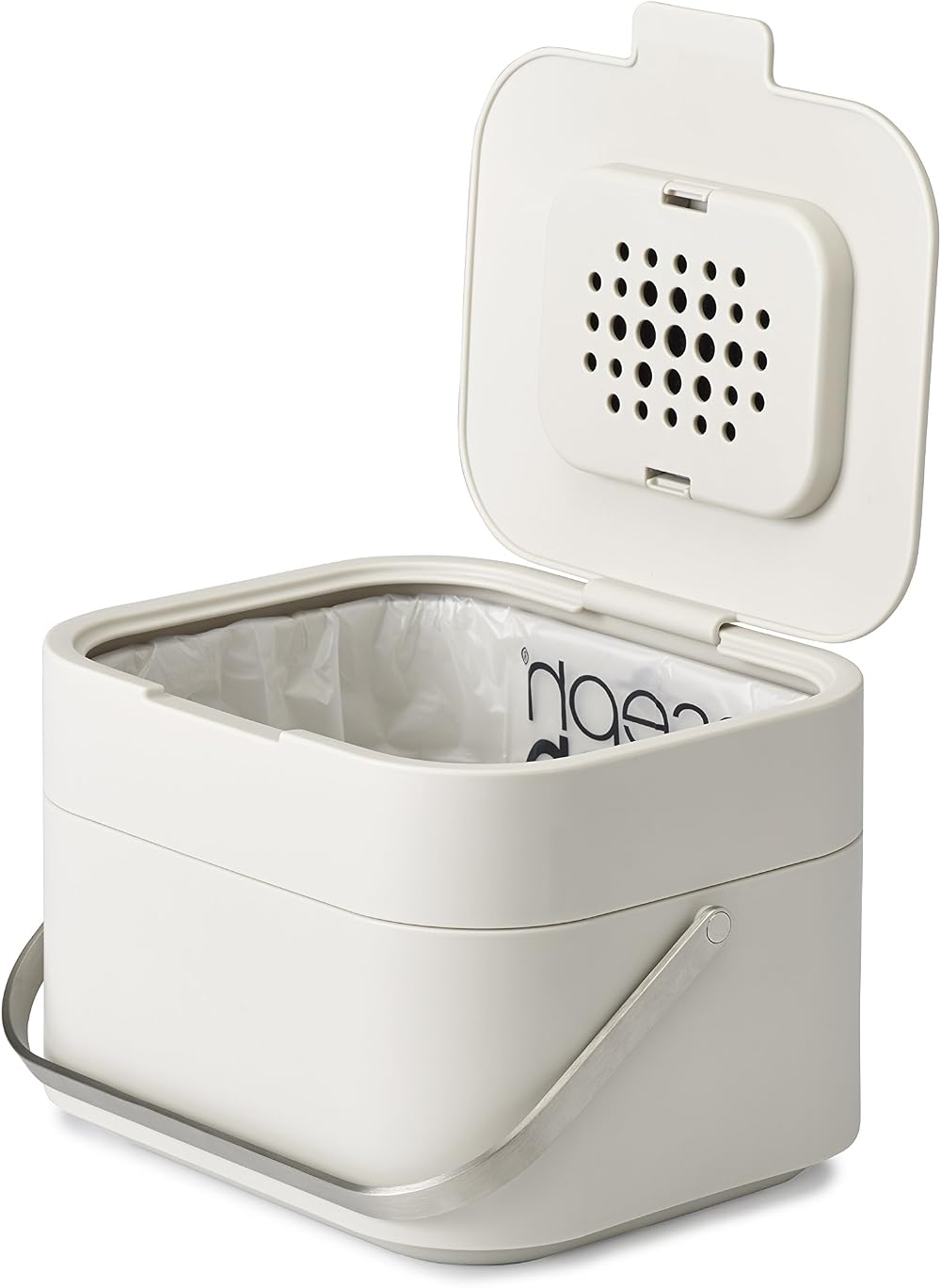 Joseph Joseph Stack 4 Organic Waste Compost Container 4L Stone