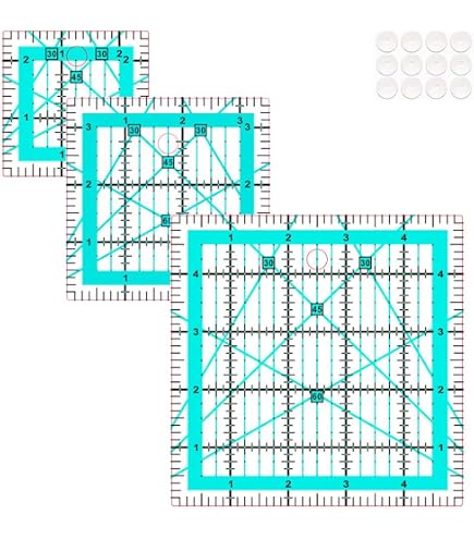 Amazon.com: Bloc Loc Rulers For Quilting, Half Square Triangle
