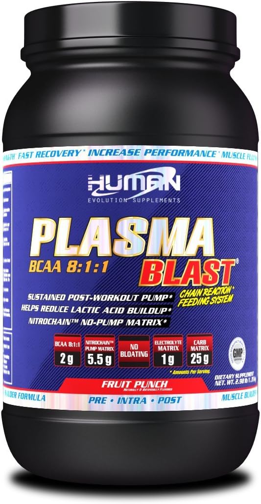 Human Evolution Supplements Plasma Blast Bcaa 8:1:1 Fruit Punch