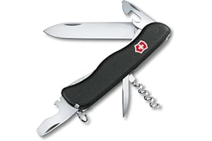 Victorinox Picknicker Swiss Army Knife, 11 Function Swiss Made Pocket Knife with Large Blade, Corkscrew and Bottle Opener - B