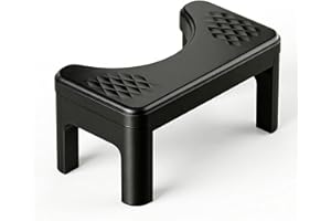 6.7 Inch Squatting Toilet Stool for Adults, Toilet Foot Pooping Stool for Bathroom, Non-Slip PottyStool for Pooping