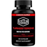 Black Forest Turkesterone Supplement 500mg Capsule (Max Purity 95% Extract) 2 Months Supply (500mg Turkesterone from 526mg of Ajuga Turkestanica) Similar to Ecdysterone for Strength &amp; Muscle Growth