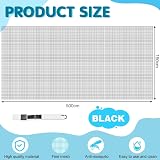 BUZIFU Window Screen Mesh 150x500cm Fiberglass Fly Insect Net Black view 2