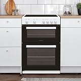Statesman EDC60W Electric Cooker with 60cm Ceramic Hob 4 Zones 2 Ovens view 6