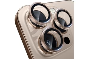 WSKEN for iPhone 16 Pro/iPhone 16 Pro Max Camera Lens Protector, [Original Shooting Model] Shatterproof Ultra HD Tempered Met
