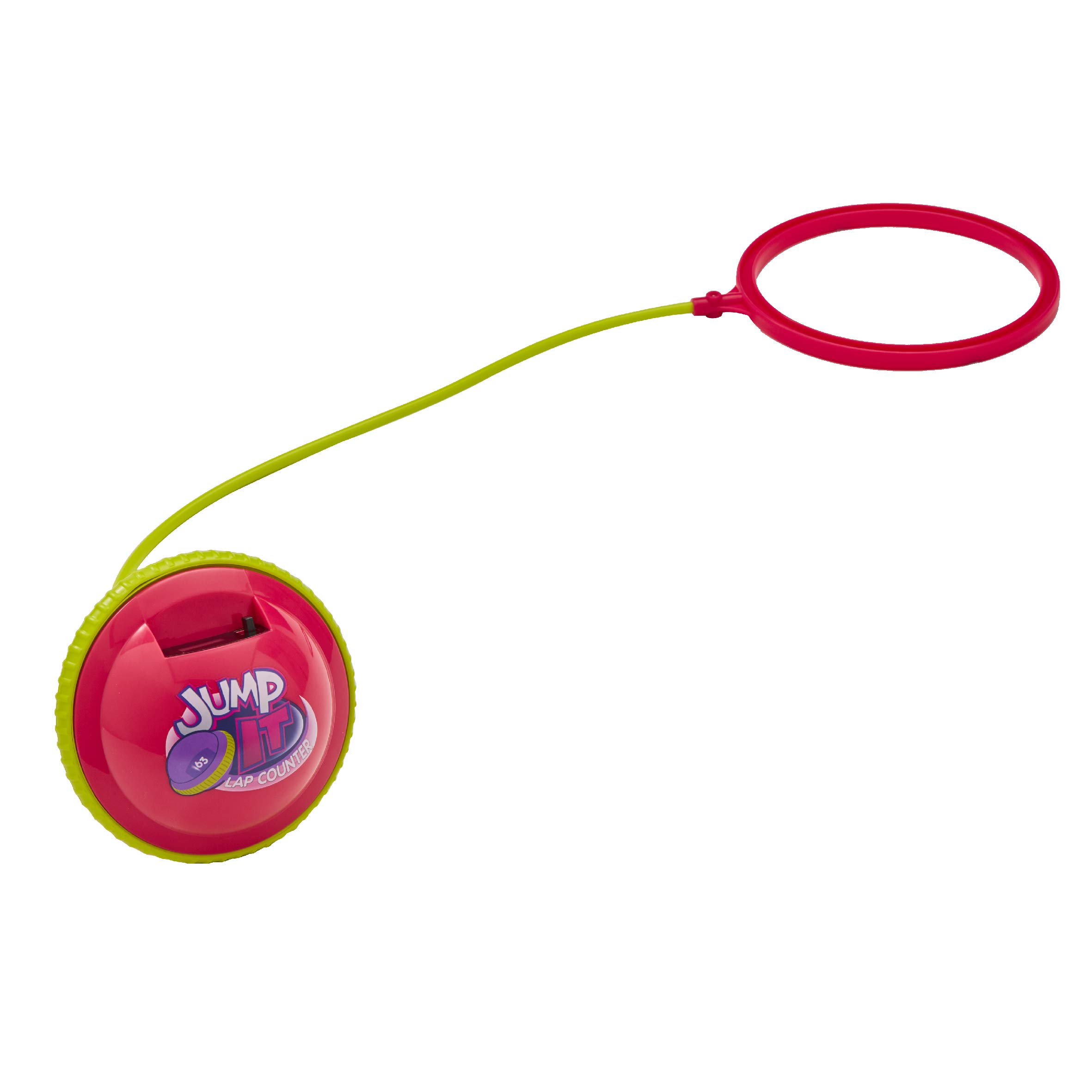 Stay Active Jump It Lap Counter - skipping fitness coordination toy with counter upto 1,000 laps for indoor / outdoor play, Red