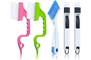Lumkew Small Cleaning Brush Small Spaces Set, Multiple Crevice Cleaning Brush for Household Use, Handheld Gap Cleaning Tools 