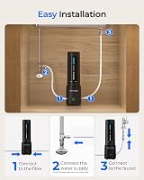 Waterdrop 10UB PRO Under Sink Water Filter with Faucet Brushed Nickel view 7