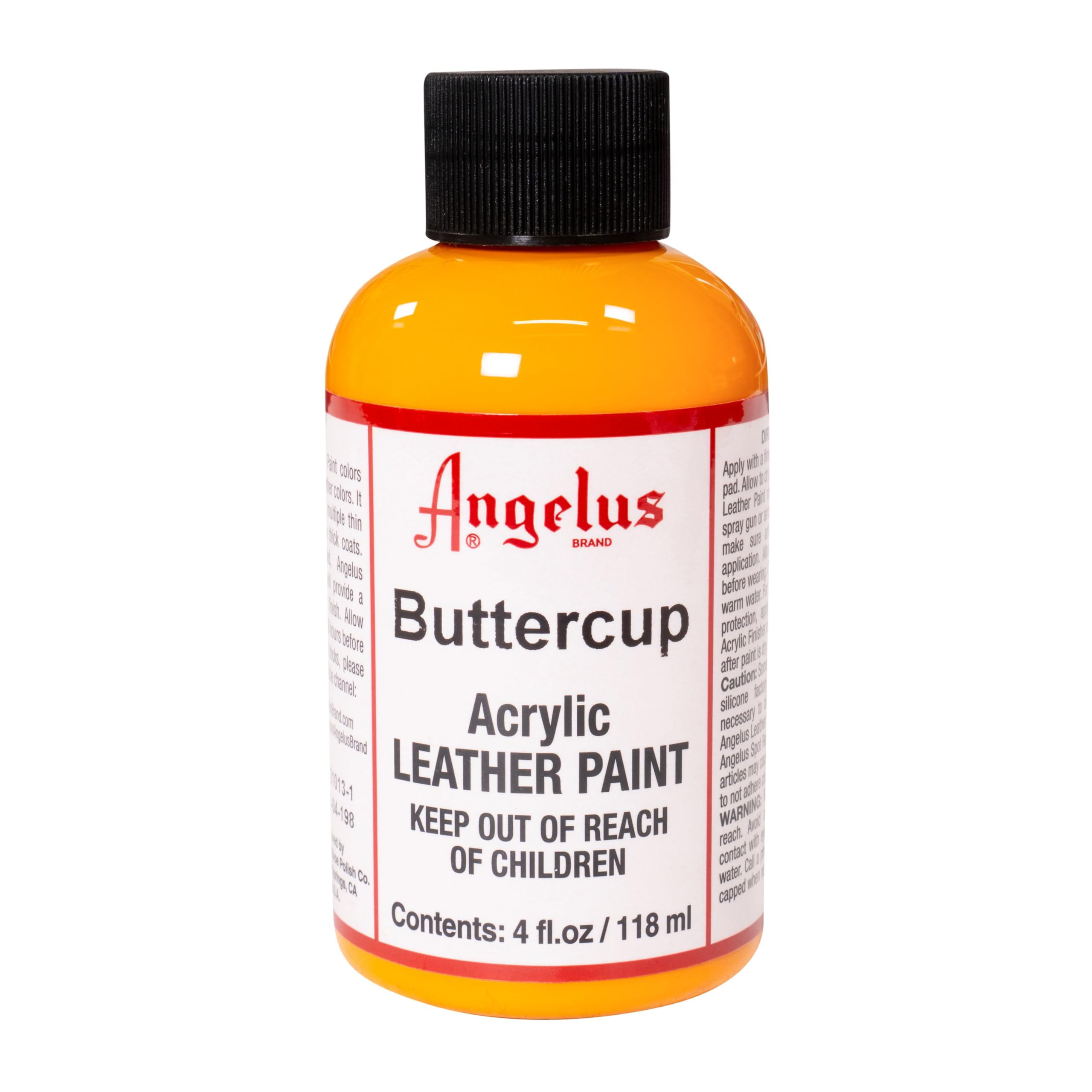Angelus Leather Paint 4 Oz Buttercup