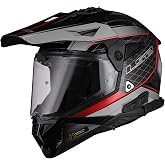 LS2 Helmets Blaze II Adventure Motorcycle Helmet with Midland Spectrum Bluetooth Headset