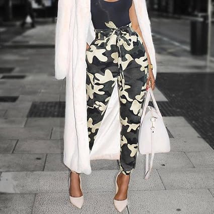 white camo joggers womens