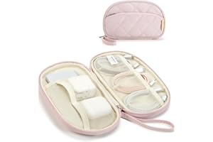 BAGSMART Cord Organizer Travel Cable Bag, Compact Tech Electronic Organizer Travel Case, Essentials for Charger, Cable, Phone