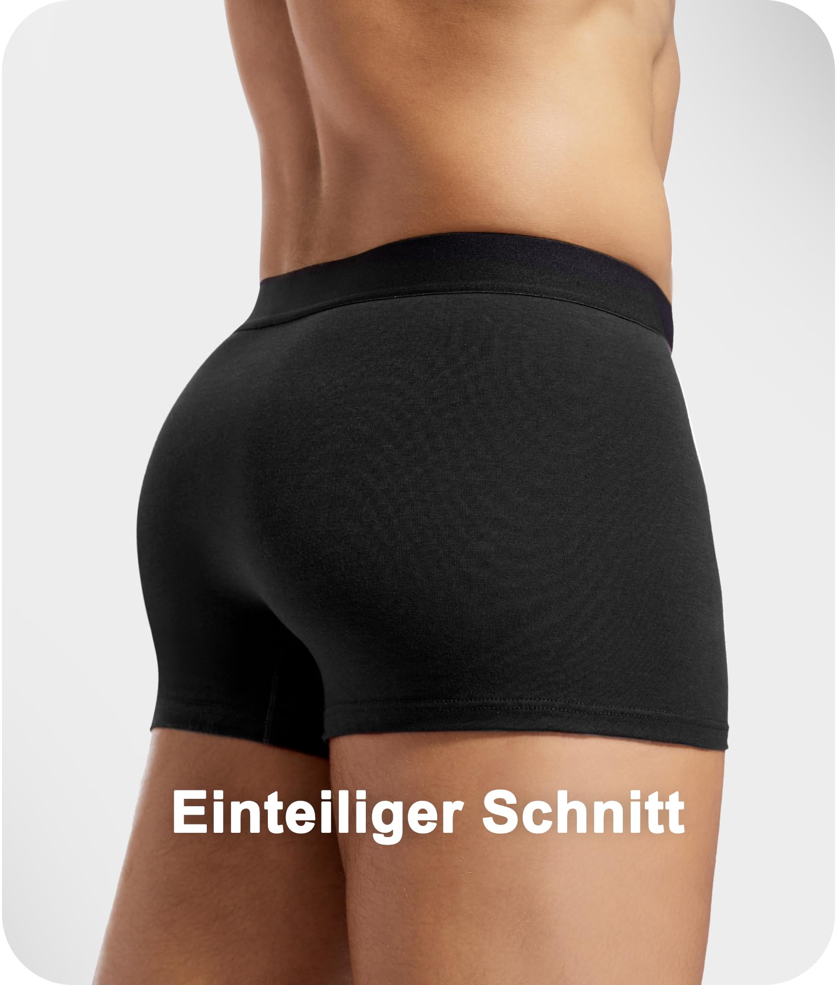 Bobelle Boxershorts Herren 10er Pack, Unterhosen Männer Unterwäsche Retroshorts Baumwolle Atmungsaktive (DE/NL/SE/PL, Alphanumerisch, XL, Regular, Regular, Schwarz) 4