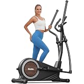 Niceday Elliptical Exercise Machine with 15.5/18/19IN Long Stride | Compact Elliptical Machine for Home Use, 16 Resistance Levels; 400LBS Stable Loading Capacity; Kinomap APP Support