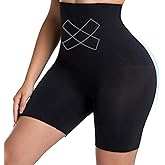 PRETTYWELL Shapewear Shorts for Women Tummy Control, Seamless Body Shaper High Waisted Girdle Butt Lifter Shorts