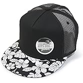 Floral Hawaiian Cotton Twill Adjustable Snapback Baseball Caps