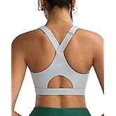 RUNNING GIRL High Impact Sports Bras for Women, High Support Running Adjustable Sports Bra Molded Cup Strappy