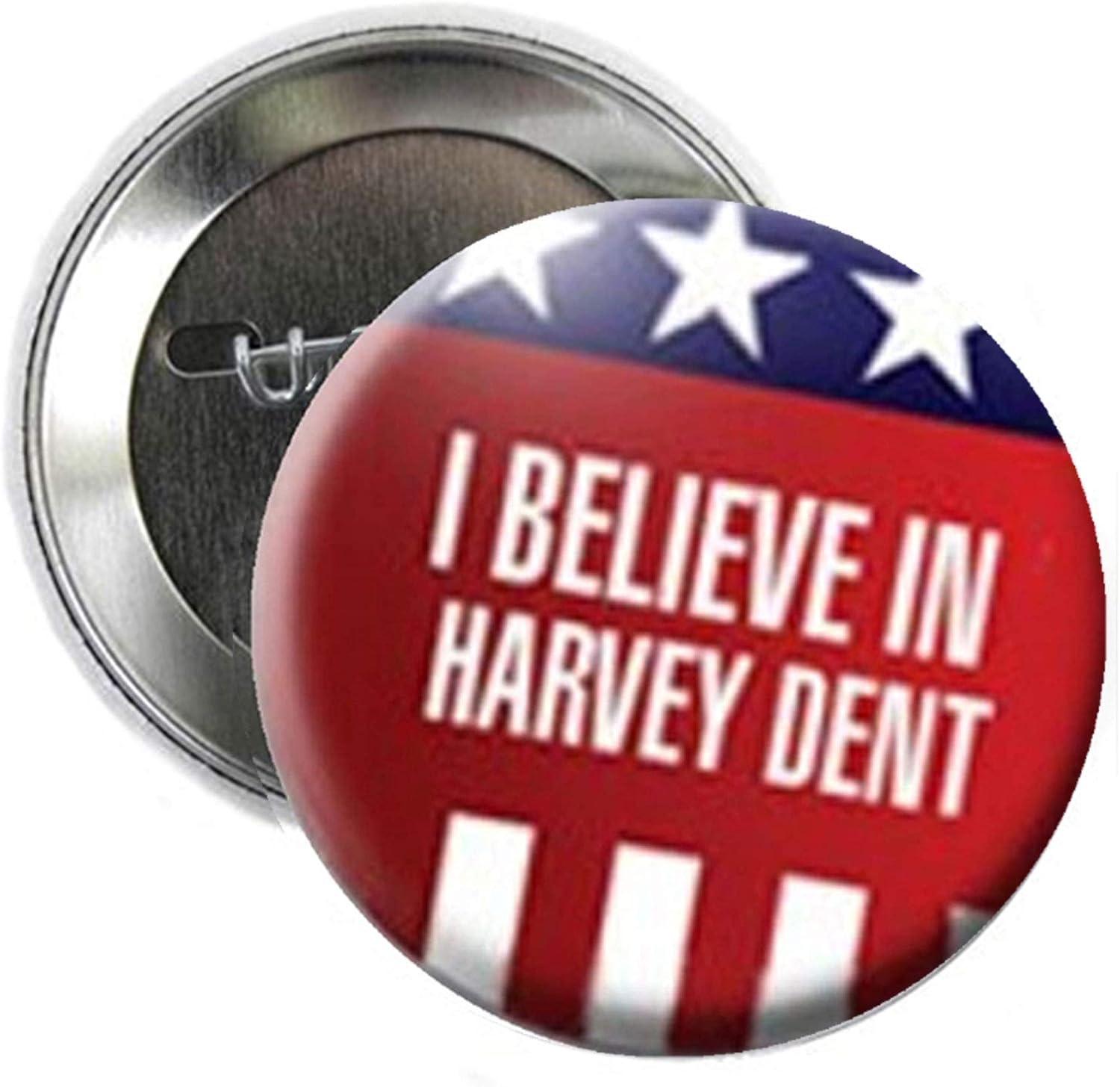 I Believe in Harvey Dent Pinback Badge 2.25" for Jackets, Backpacks, etc.