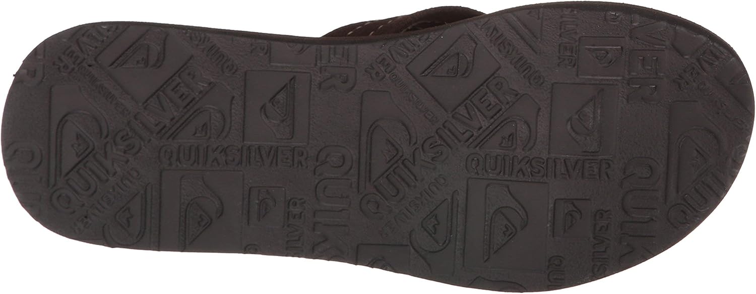 Quiksilver Men's Carver Suede 3-Point Flip Flop Sandal Athletic: Shoes