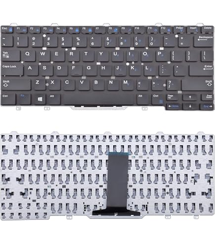 Ersatz-Tastatur Für Dell Latitude 11 & 13 Serie – US-Layout, Ohne Hintergrundbeleuchtung
