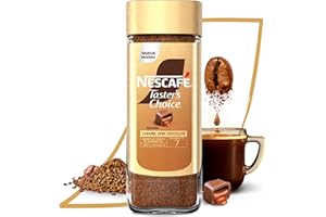 Nescafé Taster's Choice Flavors Collection Caramel Dark Chocolate Café Soluble Aroma Chocolate Oscuro y Caramelo 100g